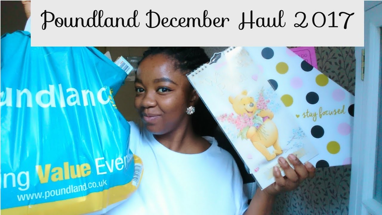 Poundland  Haul December 2017
