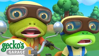 motorcycle madness gecko s garage trucks children cartoons