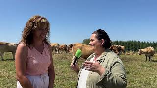 Aránzazu Freije Mesa, ganadera de producción ecológica de San Martín de Oscos y presidenta de APEA