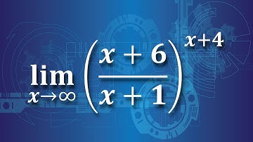limit x tends to infinity (x+6/x+1)^x+4