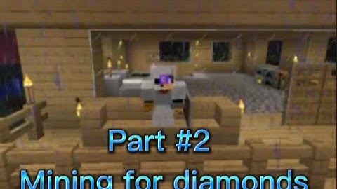 Lets go mining for Diamonds!! (Minecraft lets play Part 2)
