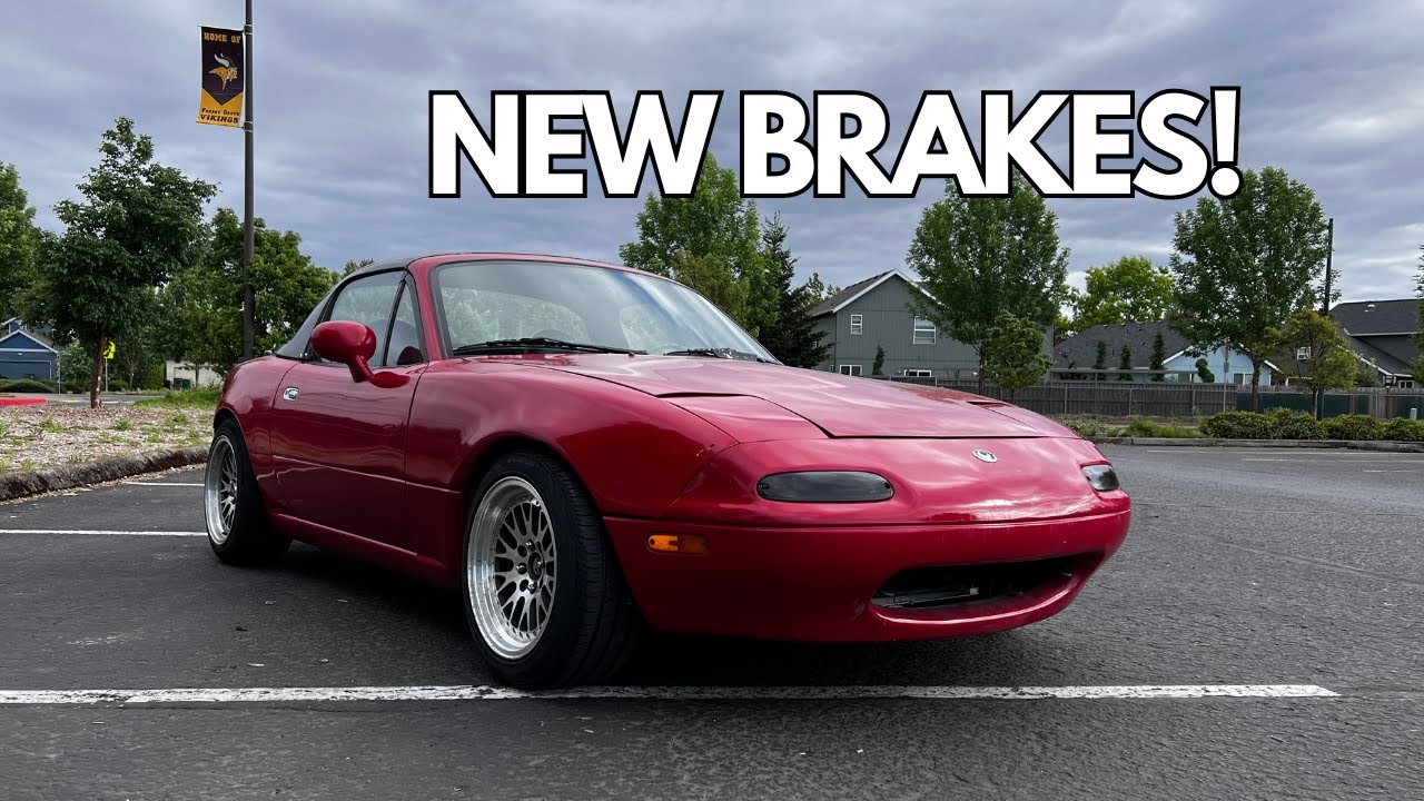 Project Miata Gets UPGRADED FRONT BRAKES YouTube