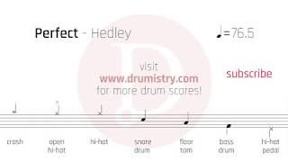 Hedley - Perfect Drum Score