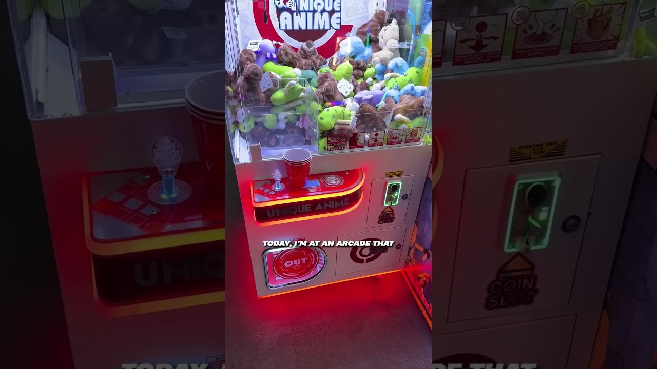FIRST TRY 2-in-1 WIN at the Claw Machine! #shorts