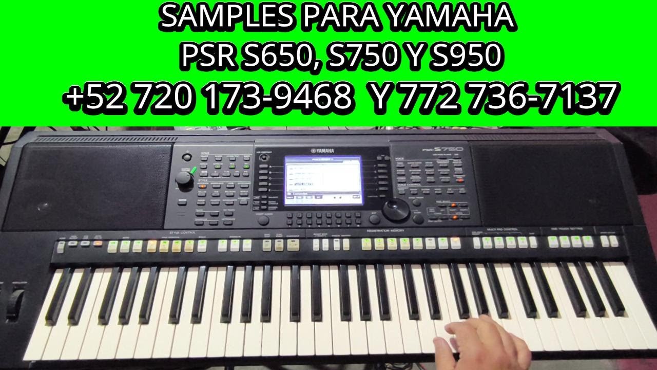 SAMPLES PARA YAMAHA S650, S750 Y S950