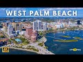West palm beach florida  in 4k by drone  west palm beach united states