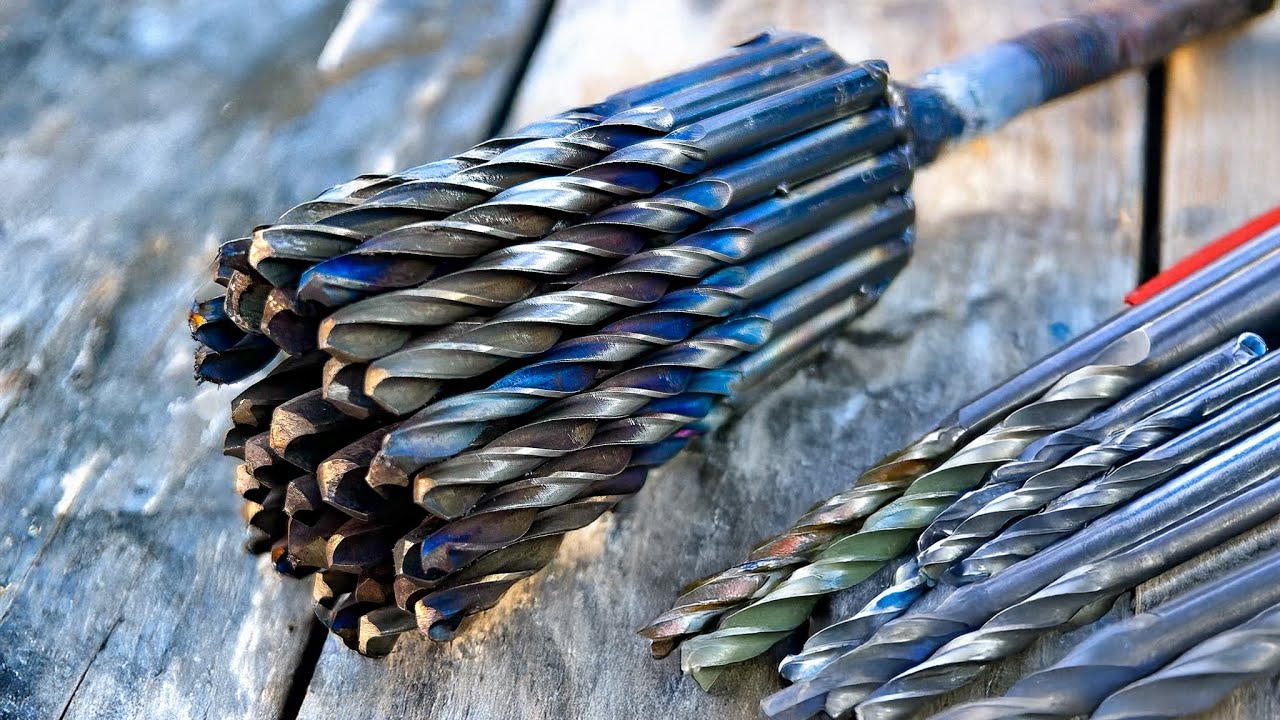 Я выковал самый острый нож из когда-либо созданных из 20 металлических сверл.