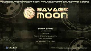 Savage Moon Title Screen (PS3)