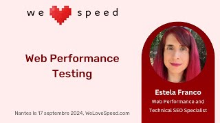 Web Performance Testing — Estela Franco