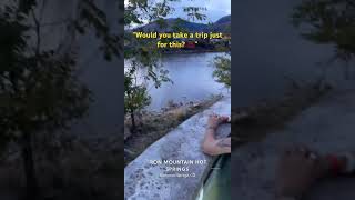 Hot springs with mountain views in Colorado ♨️🏔️ #travel #coloradolife #nature #travelshorts