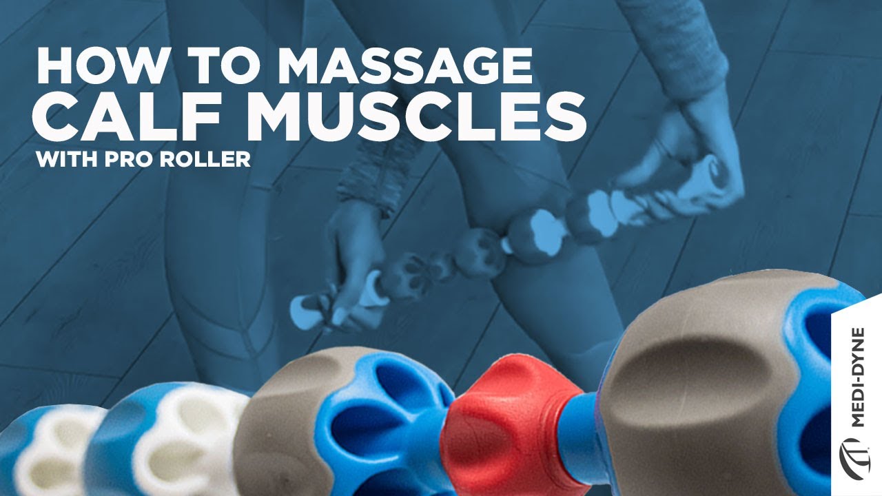 How to Massage Calf Muscles with Pro Massage Roller YouTube