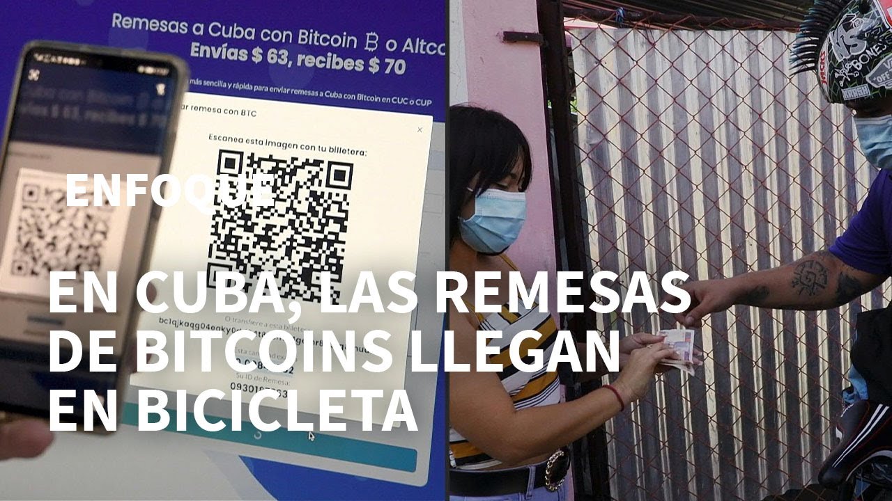 Las remesas con bitcoins llegan a Cuba montadas en bicicleta | AFP
