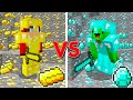 Or vs diamant quel est le plus puissant dans minecraft