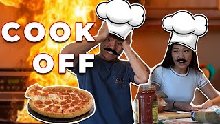 pizza cook off | Andy and Michelle