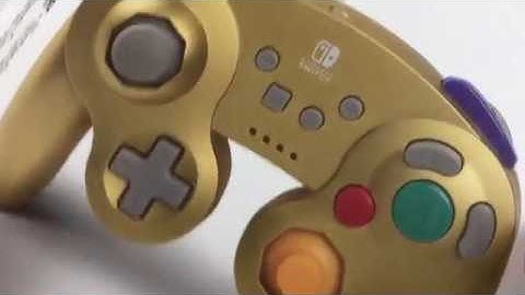 Gold Nintendo Switch PowerA Wireless Gamecube Controller Unboxing