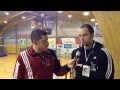 Post partita Polva Serviti-Handball Carpi 36-24 con coach Galluccio