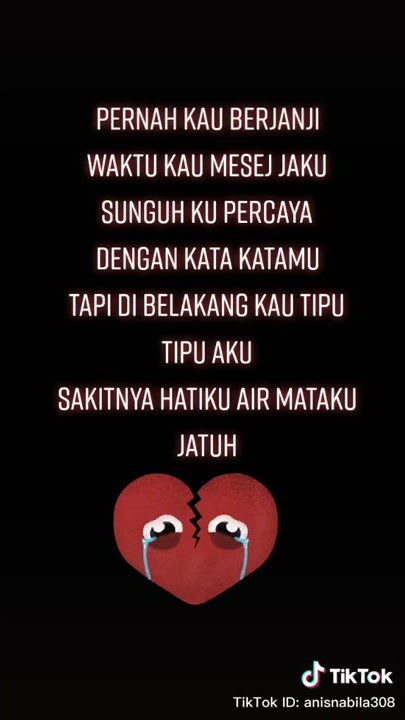 Lagu pernah kau berjanji💔