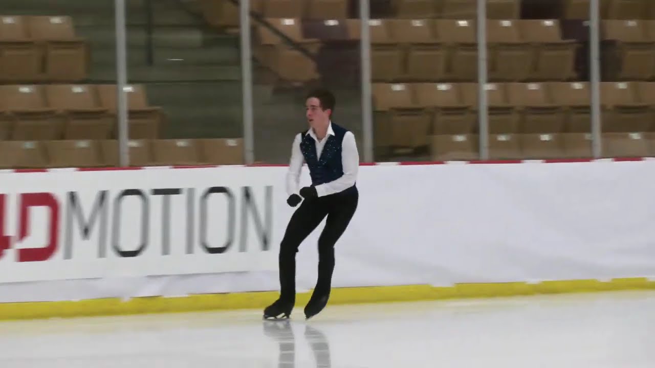 Nicholas Brooks | Junior Men Short Program | 2025 Pacific Coast Sectional Singles Final