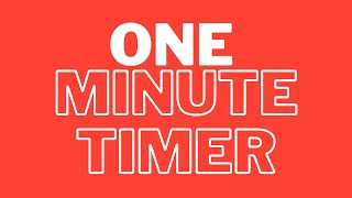 1 Minute Timer (Red)