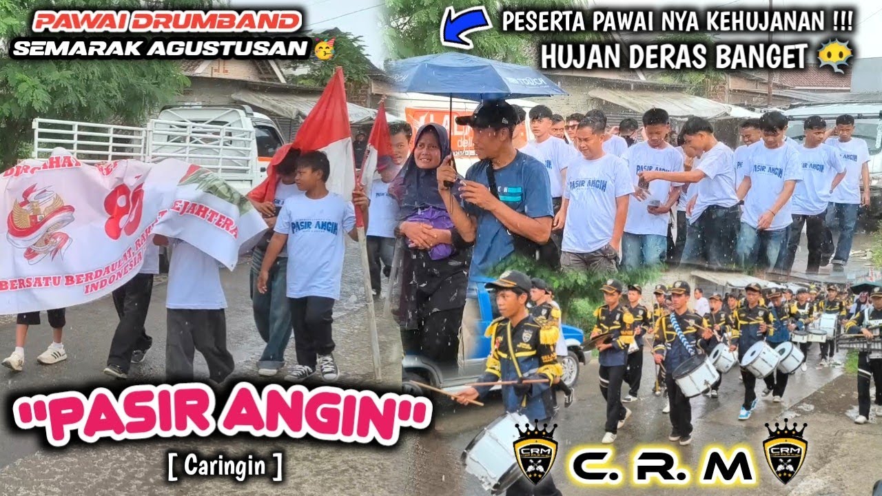 EVEN THOUGH IT RAINS, THE SPIRIT STILL STAYS • AUGUSTUS DAY MARCH WITH CRM DRUMBAND AT PASIR ANGIN 🥰