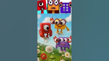 Sprunki OC Numberblock 1 X No Block 2 X No Block 6 Are Attacked By Dandelion #incredibox #sprunki