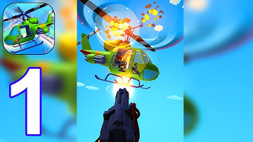 HeliGunner - Gameplay Part 1 All Levels 1-8 (Android, iOS) #1