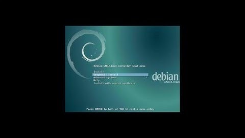 Debian 8.2 Install - TIME LAPSE (2:05)