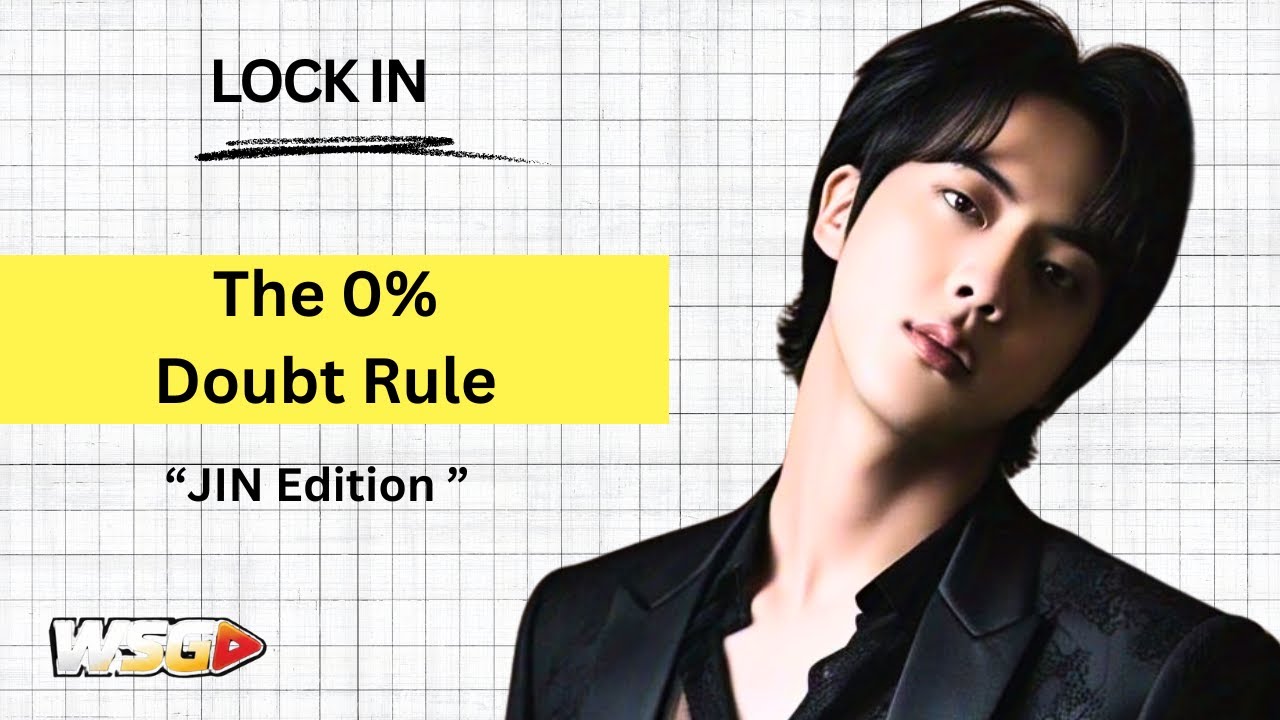 World’s Shortest Guide to Confidence (Jin Edition) | The 0% Doubt Rule