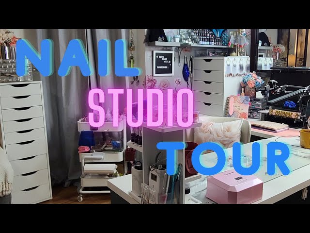 ROOM TOUR Ma Table de Travail pour Faux Ongles - 2017