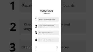 5-Second Fence &amp; Gate Upkeep Checklist 🚪 #shorts