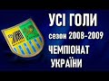 ФК «Металіст» Харків: усі голи · Чемпіонат України · Сезон 2008-2009 / Old football