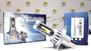 Свет мечты на AVEO! #5 Ставим самые компактные LED H4 Atomic