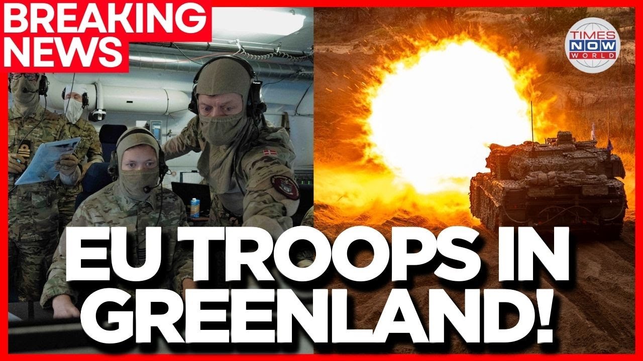 ARCTIC SHOWDOWN LIVE | France & Germany Deploy Troops To Greenland Amid US-Denmark Tensions