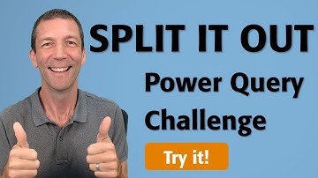 Split it Out Power Query Challenge