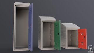Information Plastic Storage Lockers Turntable Update