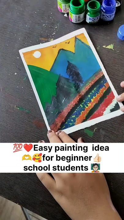 🎍🎋Time Lapse Painting❤️ #shorts  #fast #miracle #drawing #art #youtubeshorts #gardan #diy #easy