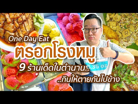 VLOG 137 l 9 ร้านเด็ดในตำนาน..ตรอกโรงหมู • One Day Eat กินให้ตายกันไปข้าง l Kia Zaab