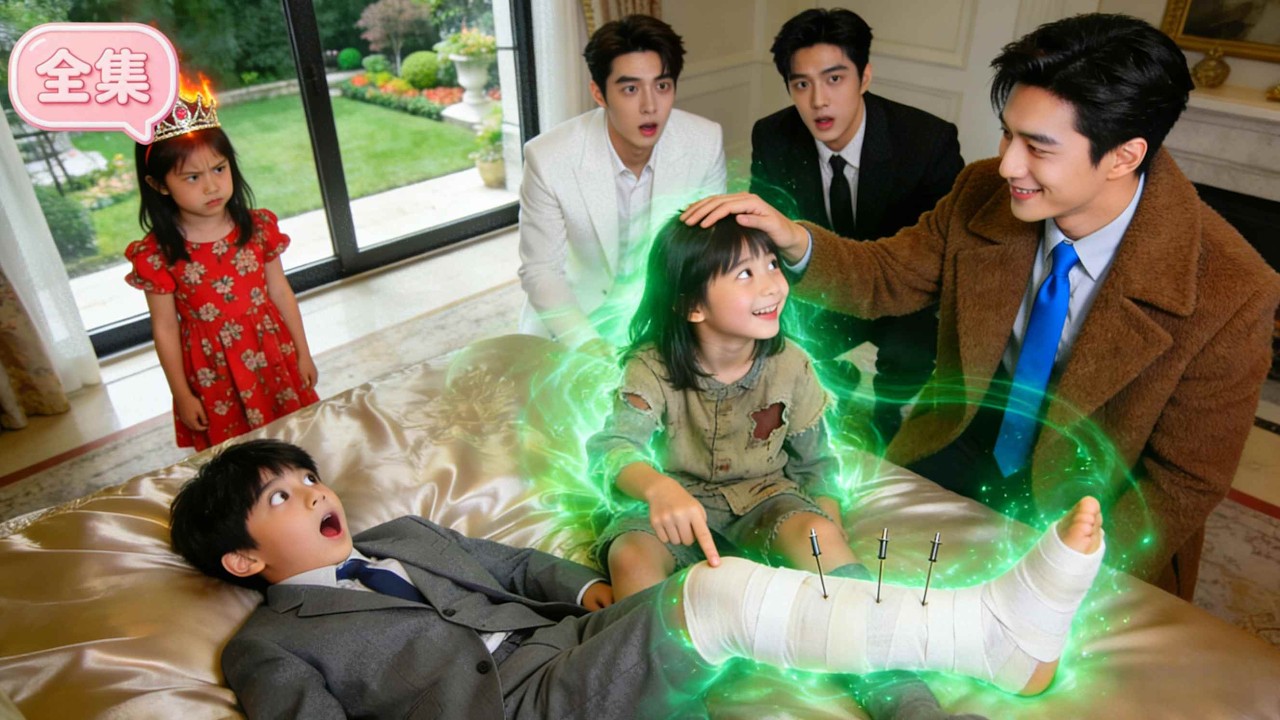 總裁家中三位兒子全都天生癱瘓無法行走，沒想到鄉下接來的真千金一針就讓他們瞬間痊愈健步如飛！下一秒【女兒奴】總裁心都化了！直接將她寵成家族唯一掌上明珠！#drama #chinesedrama #萌寶