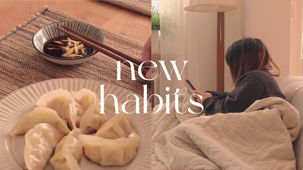 What I eat in a day | Learning a new language & reading more