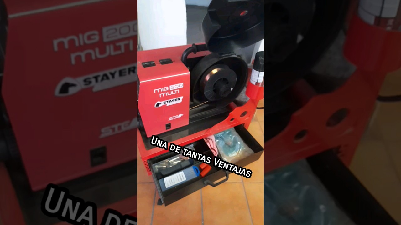 SOLDADOR STAYER MIG 131 MULTI unboxing y toma de contacto 