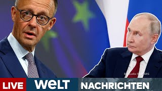 UKRAINE-KRIEG: TRUMP KUSCHELT - EUROPA GREIFT DURCH! Knallharte Russland-Sanktionen! | WELT LIVE