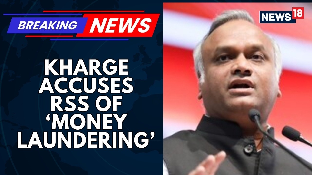 Priyank Kharge Sparks Row, Claims RSS Runs Money Laundering Network With 2,500 Global groups |News18