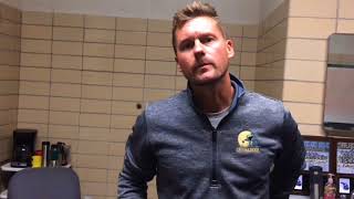 Muskegon Catholic coach Steve Czerwon talks about playoff matchup with Mendon