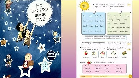 Action time | class 5th | My English book | page no.13