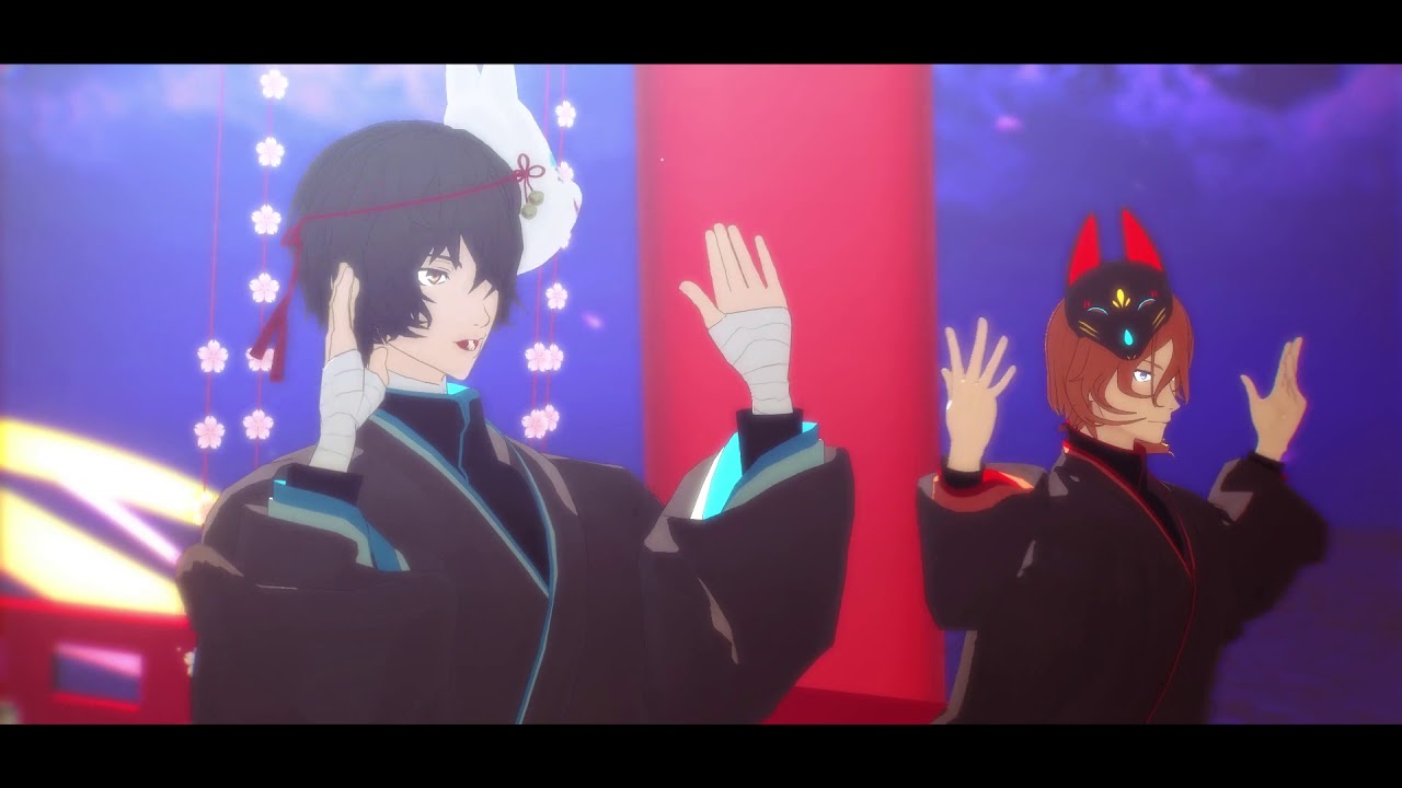 【MMD文スト】宵々古今【双黒】