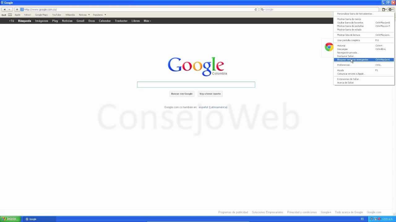 Bloquear permitir ventanas emergentes en safari pop ups youtube
