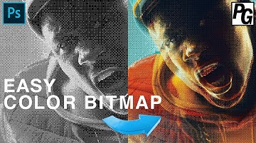 Easy Photoshop Color Bitmap Technique | Quick Tutorial