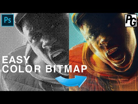 Easy Photoshop Color Bitmap Technique | Quick Tutorial