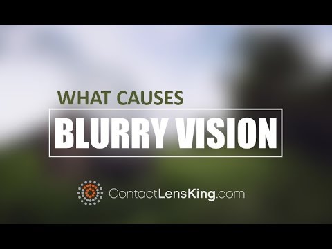 एक या दोनों आँखों में धुंधली दृष्टि का क्या कारण है