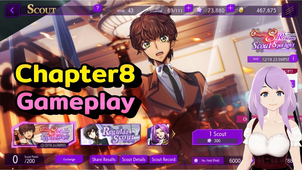 Code Geass Lost Stories Gameplay Chapter8 (No Commentary) - YouTube